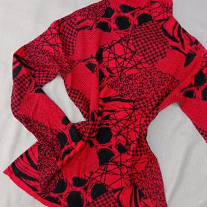 New Red Black Pinterest Sweater