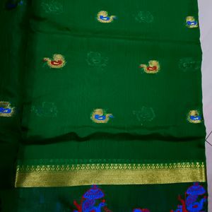 Green Saree