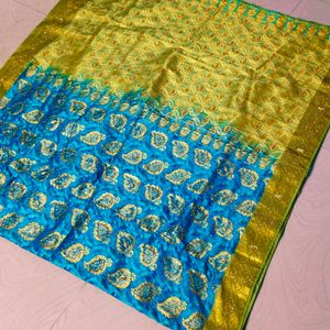 Maggam Work Pure Mysore Silk Saree