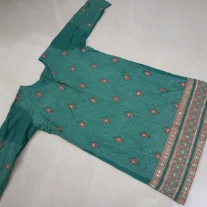 Beautiful Bottle Green Kurta