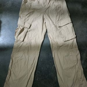 H&M Khaki Cargo Trousers