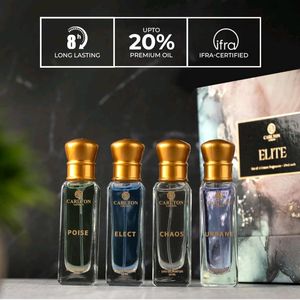 Carlton London Elite Set Of 4 Unisex Fragrances