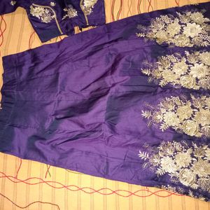 Women Purple Lehenga