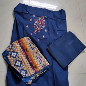 Women Unstitched Dress Material