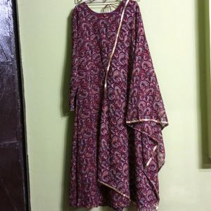 Fixed Price New/Unused Gown With Dupatta