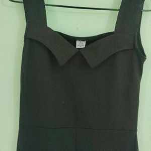 Women Stylis Black Colour Bodycon Dress