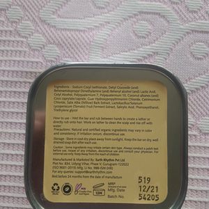 Earth Rhythm Shampoo Bar With Tin Box