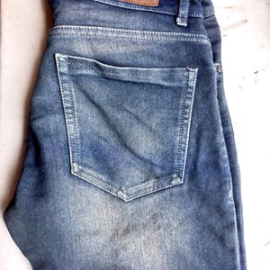 Men Blue Jeans, 32 Size, Soft Material