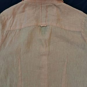 Wills Classic Formal Linen Shirt For Girls