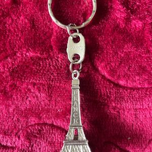 Metal Eiffel Tower Keychain