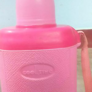 Pink Coloured Water Bottle