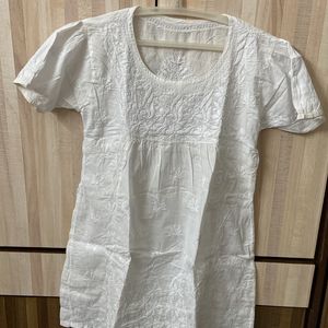 Chikan Cotton Kurti