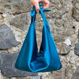 Japanese Satin Knot Purse Bag