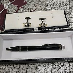 Exotic Mont Blank Pen & Cufflink Gift Set