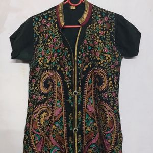 Black Embroidery Kurta