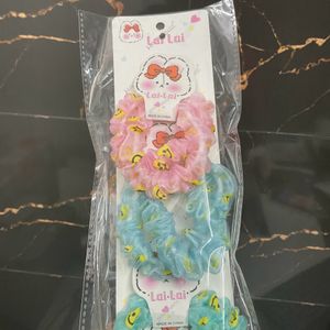 Mini Smilie Combo Scrunchie (Pack Of 2)