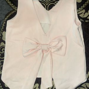 Pink Bow Top 🎀