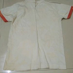 Cream T Shirt For Kids