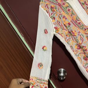 Festive Sale! Chikankari White Kurta