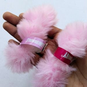 Baby Pink Hair Scrunchies💞(Set Of Two)