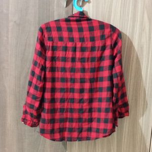 Red 🔴Smart Look Women's Check Shirt