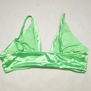 (60)Green Bra Free Size
