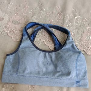 blue Fila active wear