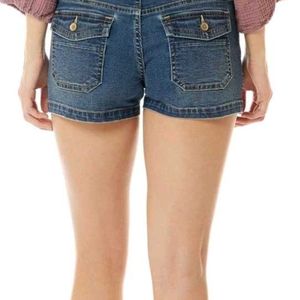 Low Waist Denim Shorts