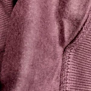 Maroon Color Plain Hoddie