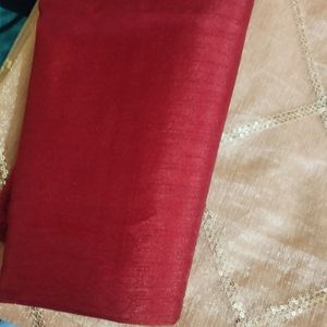 Saree With Unstitched Blouse