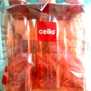 Brand New Cello Water Bottle Set Of 6