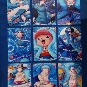 Set Of 18 Anime Postcards Inspired From Onepiec