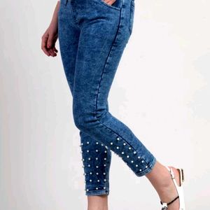 Straight Fit Denim Pants