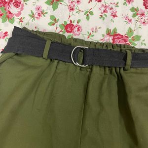 Army Green (olive) Cargo With Side Pockets