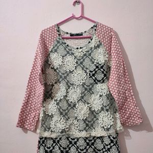 Fashion Wool Top Size 34