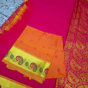 Red Pattu Saree