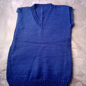 Blue Formal School Sweater For Students