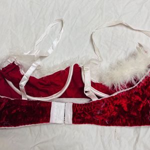 Lux Velvet Fur Lingerie Christmas Special