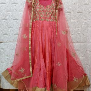 Gorgeous Gota Patti Work Anarkali Suit Set