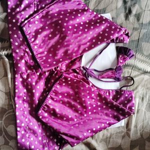 A Blouse Of Purple Colour