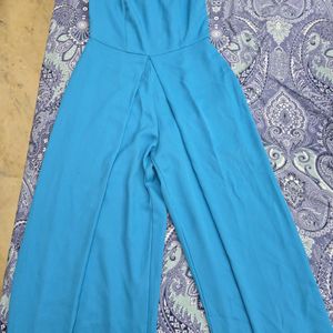 Blue Tube Jumpsuit