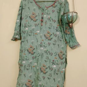 Green Daily Wear Kurti