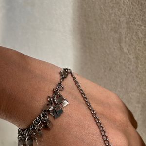 Silver Lock Bracelet