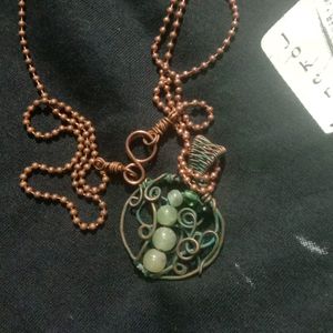 Price Dropped Copper Wire Pendent Etsy Stuff 70cm