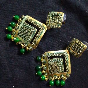 Beautiful Green Earrings