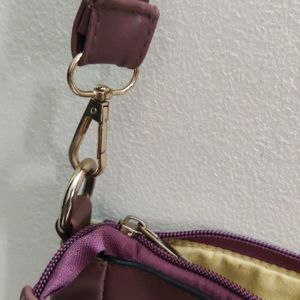 Mauve Color Sling Bag