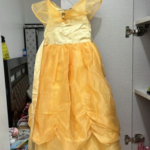 Disney Branded Long Gown For 4-6 Yr Old