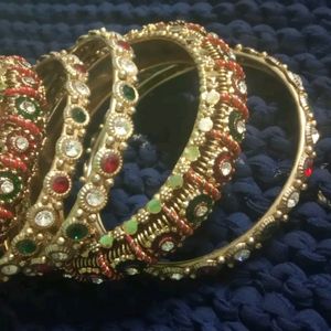 Multicolor Metal Bangles