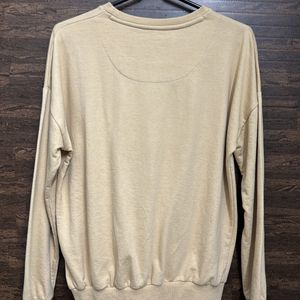 Women Beige And White Jerry Printed Sweatshirt