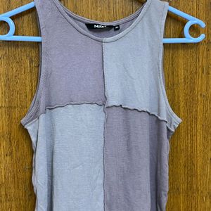 Patchwork Design Tank Top